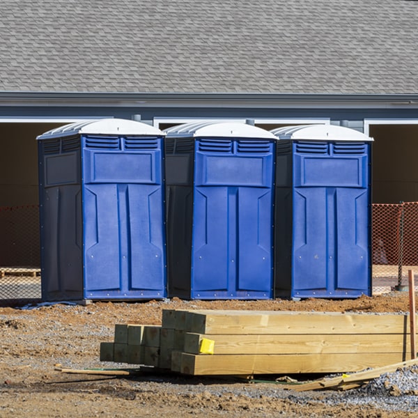 how do you ensure the porta potties are secure and safe from vandalism during an event in Baltic